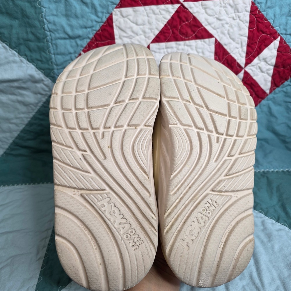 Hoka One One Ora Recovery Slide 2 Cream Mens 8 Womens 10 Comfort Sandal - Picture 5 of 8